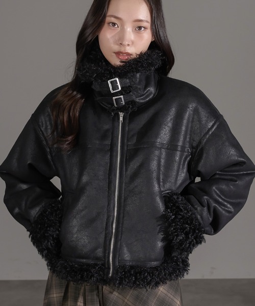 美品　FORMO ブルゾン　21S 完売　MA-1 ブルゾン　黒 apres jour mignon（アプレジュールミニョン） ブルゾン アウター
