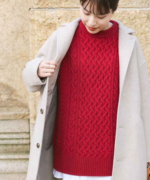 「FORK&SPOON」 コート ONE ベージュ レディース_画像8