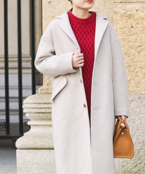 「FORK&SPOON」 コート ONE ベージュ レディース_画像9