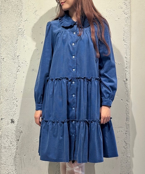 MILK ワンピース　青　美品 MILK（ミルク） ワンピース Stroll ワンピース : ZOZOTOWN Yahoo!店
