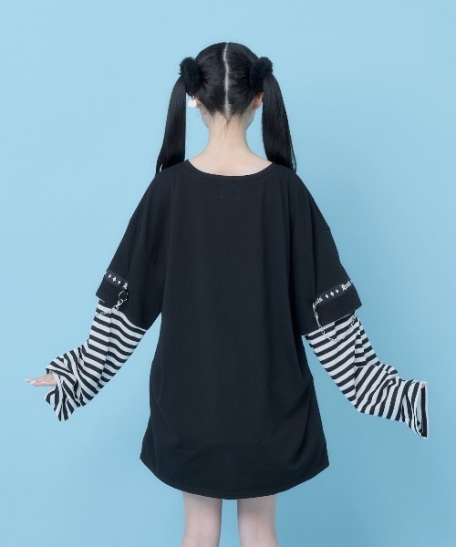 Hauls 悪魔ちゃんBIGロンTEE (ブラック) 悪魔ちゃんBIGロンTEE | Hauls