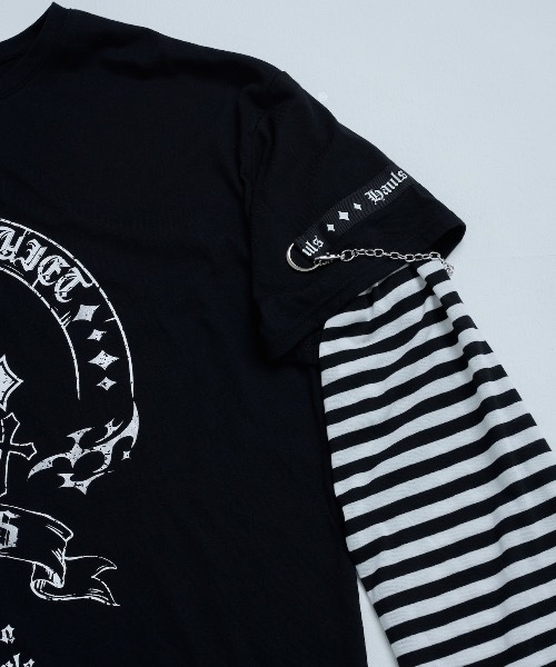 Hauls tシャツ 厨二病卍レイヤー風ロンTEE レディース : ZOZOTOWN