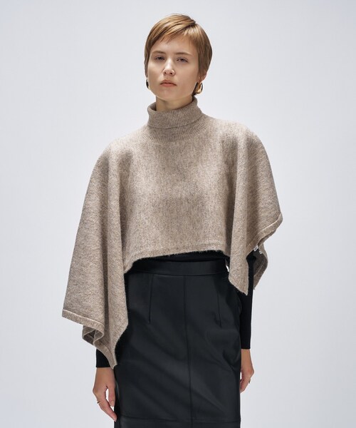 cloenc（クロエンス） ニット セーター アシンメトリーニットポンチョ