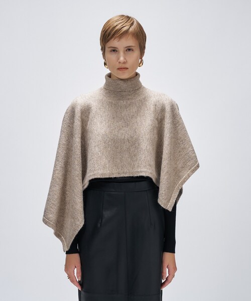 ニット ポンチョ（レディースその他トップス）｜トップス