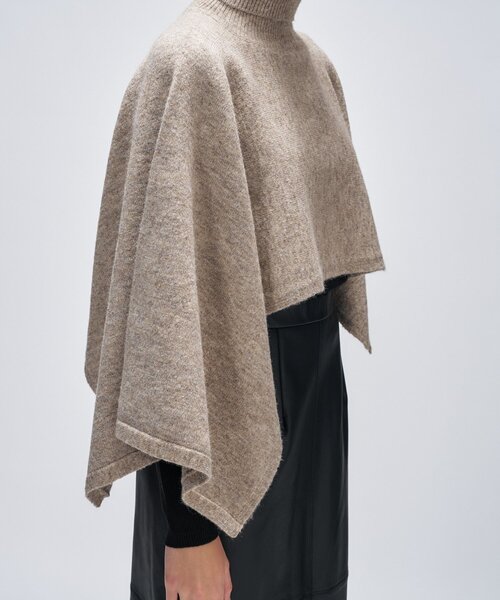 cloenc（クロエンス） ニット セーター アシンメトリーニットポンチョ
