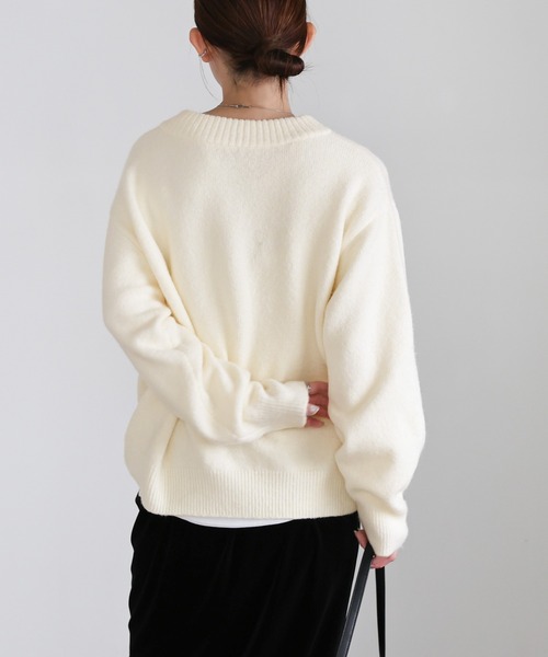 select MOCA（セレクトモカ） ニット セーター シンプルVネックニット