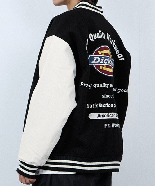 Dickies（ディッキーズ） スタジャン ロゴ刺繍切替スタジャン メンズ