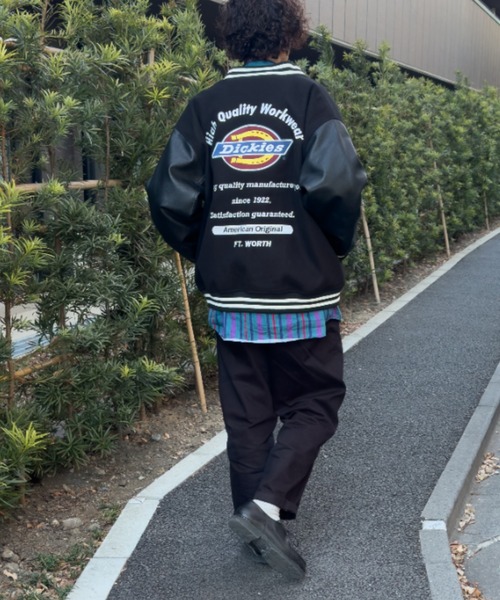 Dickies（ディッキーズ） スタジャン ロゴ刺繍切替スタジャン メンズ