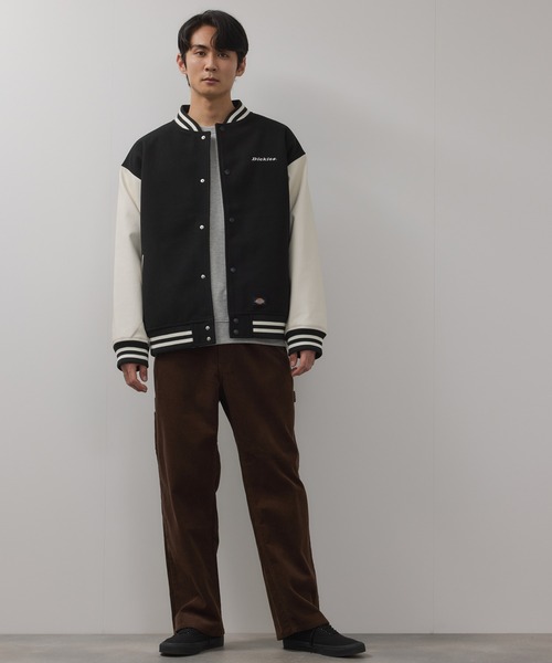Dickies（ディッキーズ） スタジャン ロゴ刺繍切替スタジャン メンズ