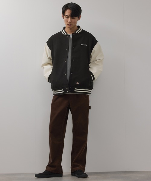 Dickies（ディッキーズ） スタジャン ロゴ刺繍切替スタジャン メンズ