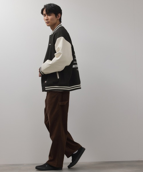 Dickies（ディッキーズ） スタジャン ロゴ刺繍切替スタジャン メンズ