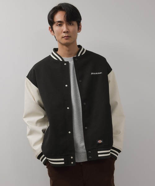 Dickies（ディッキーズ） スタジャン ロゴ刺繍切替スタジャン メンズ