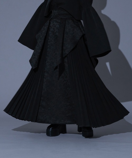 Ellno de Mavie（エルノデメヴィ） スカート 「mihoコラボ」ジャガード