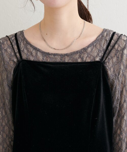 natural couture ワンピース 「mizu」マルチリボンマーメイド