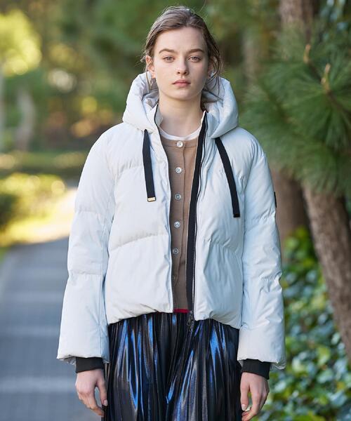 ゆうゆう様DRESSTERIOR ドレステリアノーカラーライトダウンジャケット ◇【上品／軽量】ノーカラーショートライトダウン