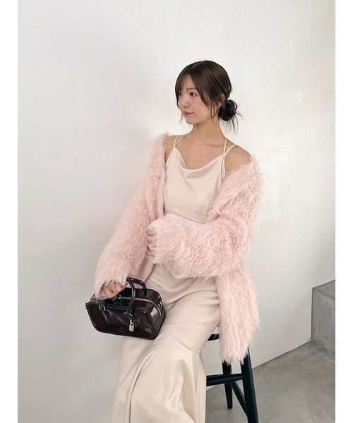 SNIDEL（スナイデル） ワンピース サテンマーメイドキャミワンピース