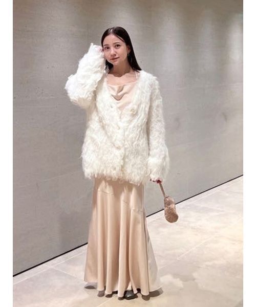 SNIDEL（スナイデル） ワンピース サテンマーメイドキャミワンピース