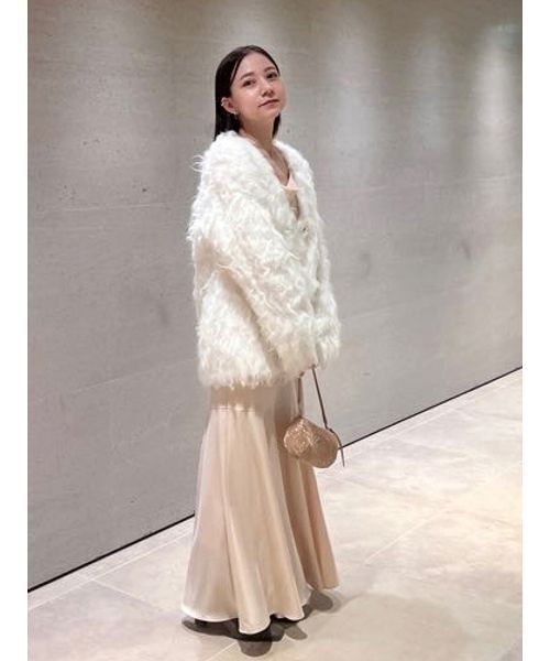 【未使用】SNIDELワンピース SNIDEL（スナイデル） ワンピース サテンマーメイドキャミワンピース