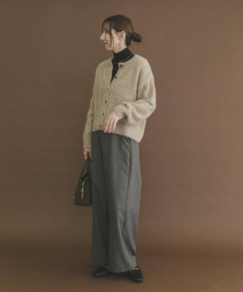アーバンリサーチ フェザー ニット カーデ 春 ITEMS URBANRESEARCH（アイテムズ アーバンリサーチ） カーディガン
