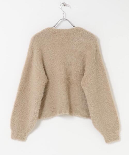 アーバンリサーチ フェザー ニット カーデ 春 ITEMS URBANRESEARCH（アイテムズ アーバンリサーチ） カーディガン