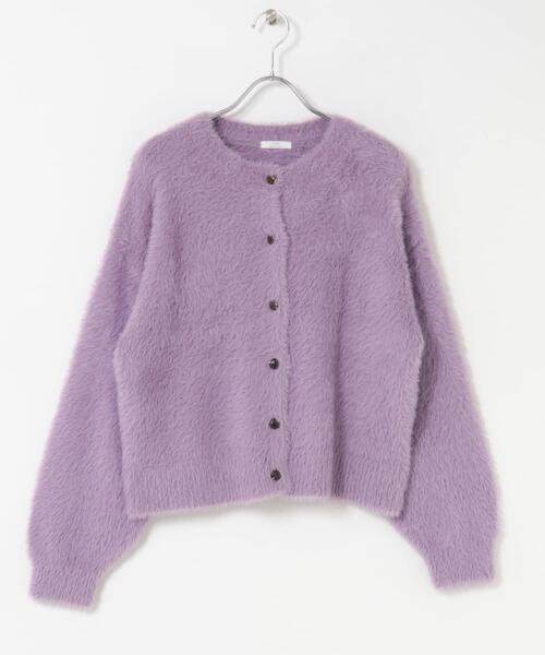 アーバンリサーチ フェザー ニット カーデ 春 ITEMS URBANRESEARCH（アイテムズ アーバンリサーチ） カーディガン