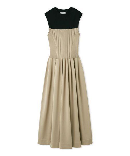 「FRAY I.D」 ノースリーブワンピース F ベージュ レディース_画像2