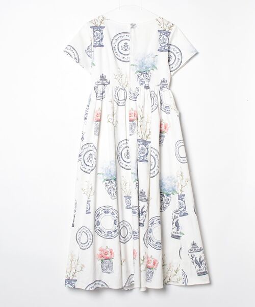 「SEVEN TEN」 半袖ワンピース X-SMALL ブルー レディース_画像2