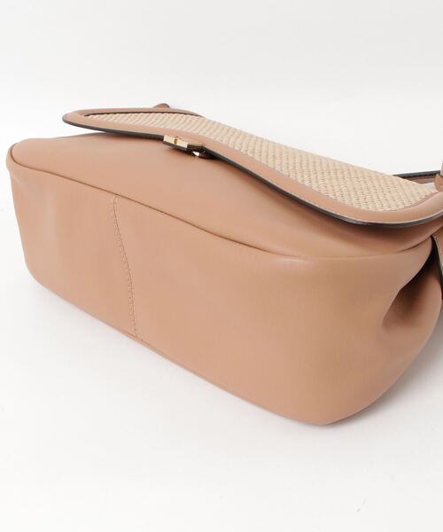 「LORISTELLA」 25SS CLEA RAFFIA 2WAYバッグ - オレンジ レディース_画像3