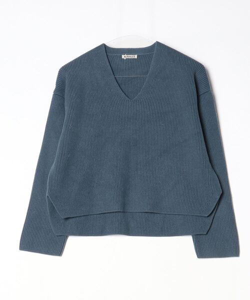 AURALEE（オーラリー） 長袖ニット 1 ネイビー レディース : ZOZOTOWN