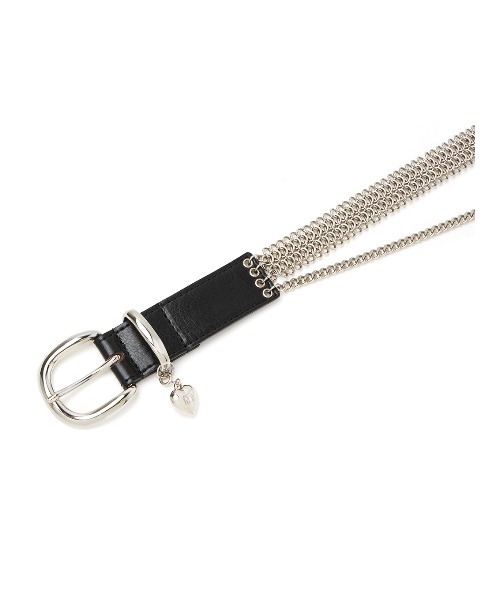 小物 Ameri UND WIDE CHAIN BELT Ameri（アメリ） ベルト UND WIDE CHAIN BELT レディース : ZOZOTOWN