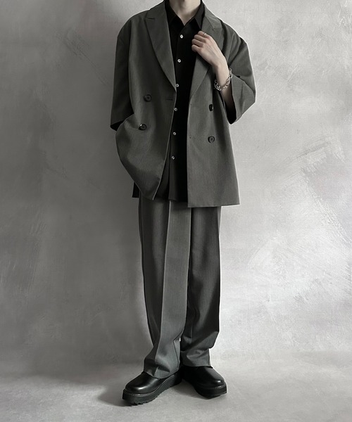 「SERACE」 テーラードジャケット M ブラック メンズ_画像3