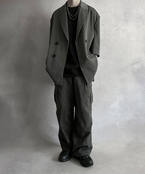 「SERACE」 テーラードジャケット M ブラック メンズ_画像5