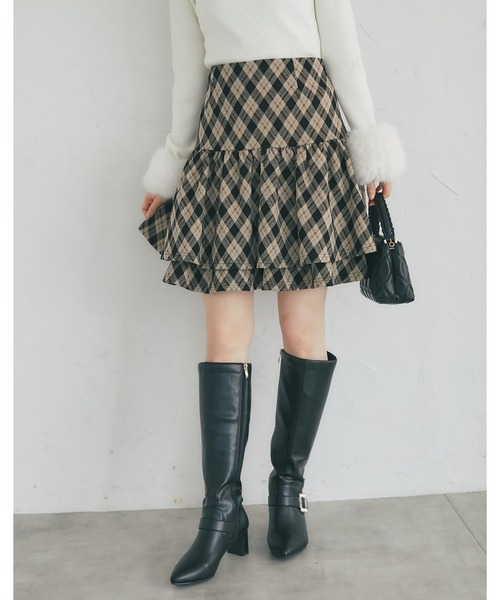 tocco closet（トッコ クローゼット） スカート アーガイルチェック柄