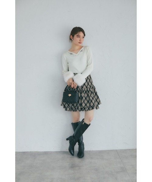 tocco closet（トッコ クローゼット） スカート アーガイルチェック柄