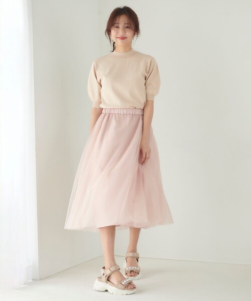 「Feroux」 半袖ニット F ブラック レディース_画像2