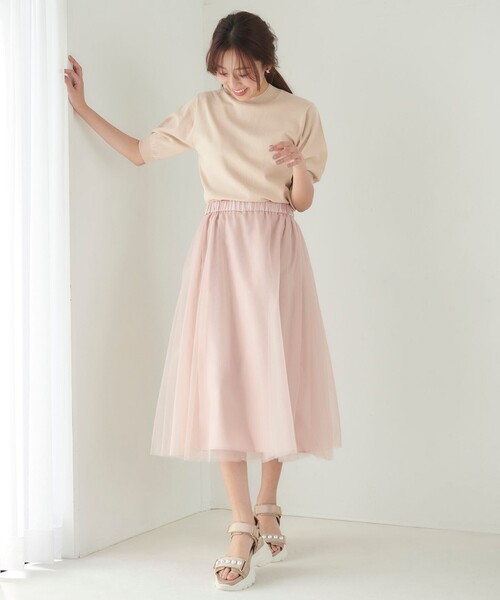 「Feroux」 半袖ニット F ブラック レディース_画像3