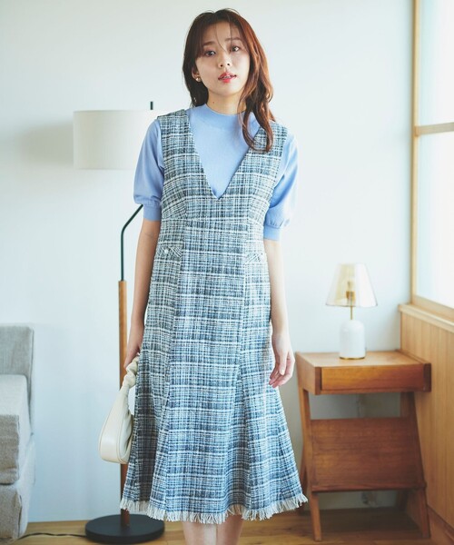 「Feroux」 半袖ニット F ブラック レディース_画像9