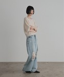 ワイドパンツ ジーンズ デニム デニムパンツ ...の詳細画像5