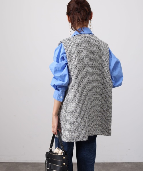 「Chez toi」 ベスト FREE オレンジ レディース_画像7