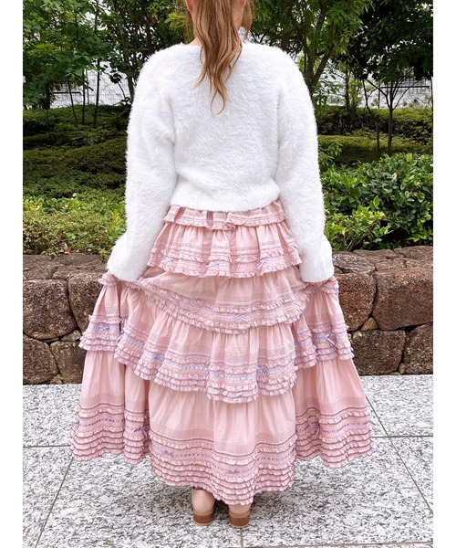 PINK HOUSE カーディガン PINK HOUSE（ピンクハウス） カーディガン ふわふわニットカーディガン