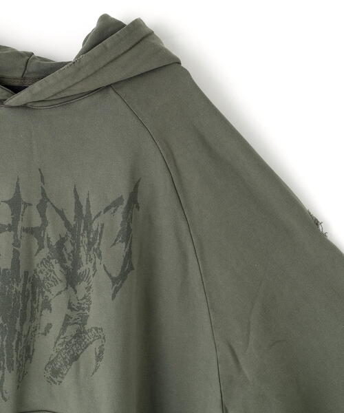 NOT4NERD パーカー NOT4NERD/ノットフォーナード/Destroyed Pigment