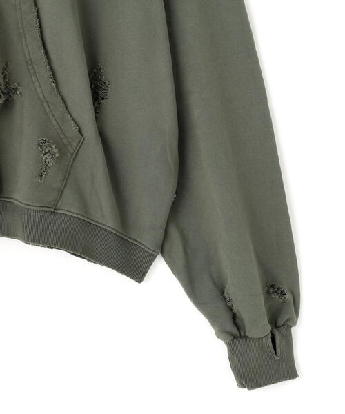 NOT4NERD パーカー NOT4NERD/ノットフォーナード/Destroyed Pigment