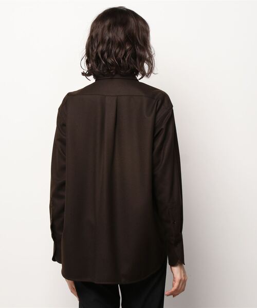「LOEFF」 長袖シャツ 1 ターコイズブルー レディース_画像3