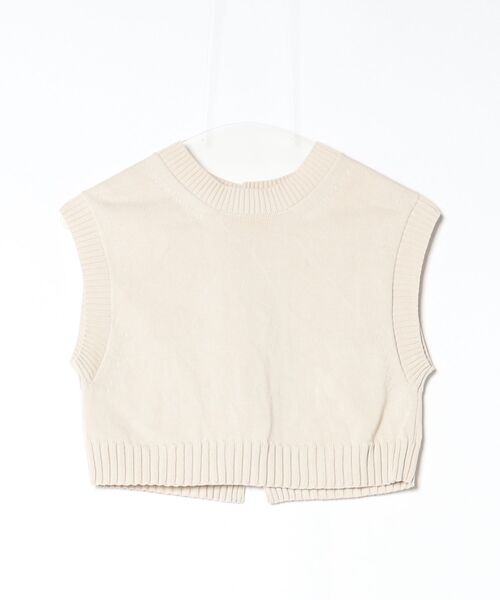 AURALEE（オーラリー） ニットベスト 1 ベージュ レディース