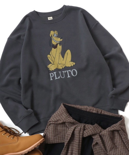 Disney（ディズニー） トレーナー スウェット キャラクタープリント