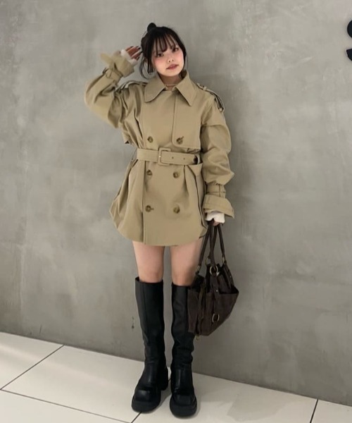 SLY（スライ） トレンチコート コート 「2026SS新作」BALLOON TRENCH