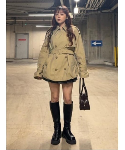 SLY（スライ） トレンチコート コート 「2026SS新作」BALLOON TRENCH