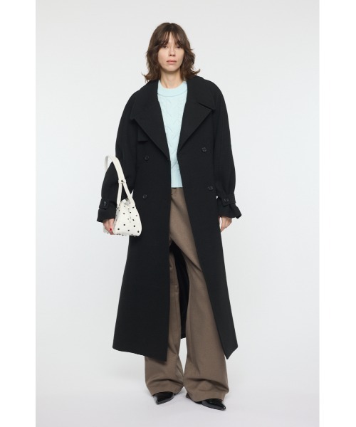 半額SALE】MOUSSY 黒 ロングコート 【公式通販】