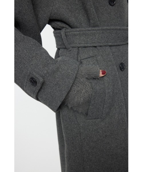 MOUSSY（マウジー） コート チェスターコート FORM SLEEVE ロング