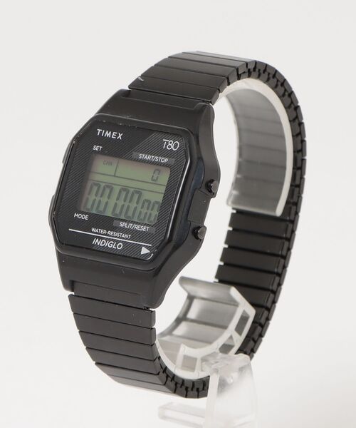 TIMEX（タイメックス） デジタル腕時計 - ブラック メンズ : ZOZOTOWN